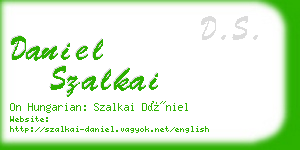 daniel szalkai business card